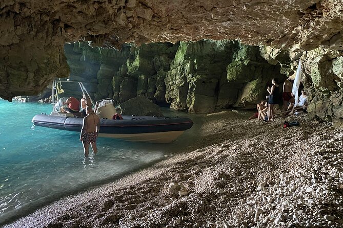 Speed Boat Tour to National Park and Grama Bay - The Blue Cave delivers the big visual moment