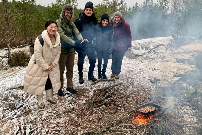 Stockholm: Nature Reserve Hiking Tour with Campfire Lunch - The first two hours: forest, rock, and quiet paths