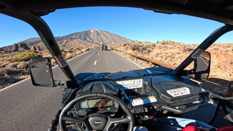 Tenerife: Teide National Park Guided Buggy Tour - The return route and southern coast views