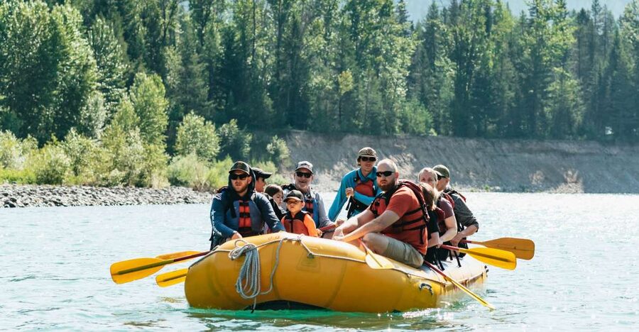 West Glacier: Glacier National Park Scenic Raft Trip - The launch near Glacier National Park’s southern tip