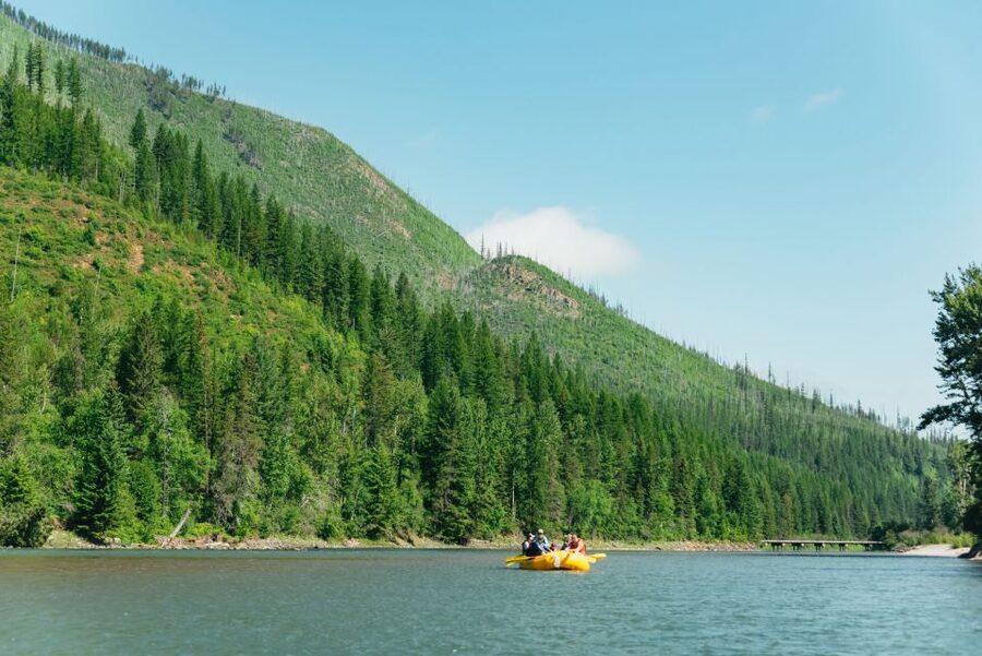 West Glacier: Glacier National Park Scenic Raft Trip - Two hours on the Middle Fork Flathead River