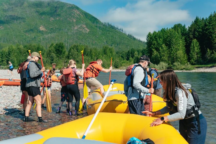 West Glacier: Glacier National Park Scenic Raft Trip - A calm ride, not a whitewater challenge