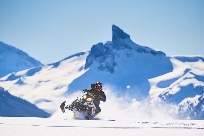 Whistler Wilderness Run Snowmobile Tour - From Carleton Lodge to the trailhead