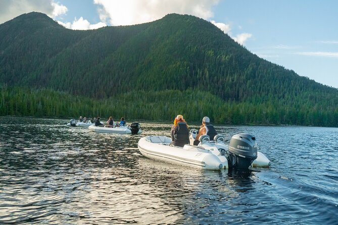 Wilderness Zodiac Quest - Meeting at the Rock statue and riding to George Inlet